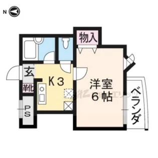 タックハウス下鴨8【203号室】の間取り