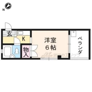 サンライズヒガシラ【212号室】の間取り