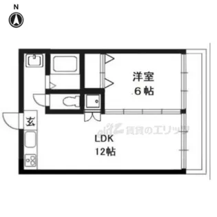 アクティハイム壱番館【302号室】の間取り