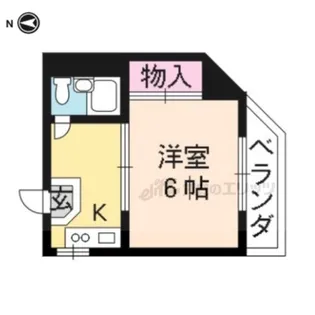 今出川うえだビル【401号室】の間取り