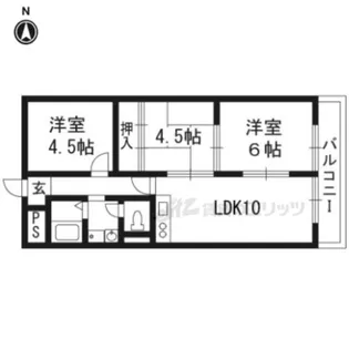 メゾン山幸【7階】の間取り