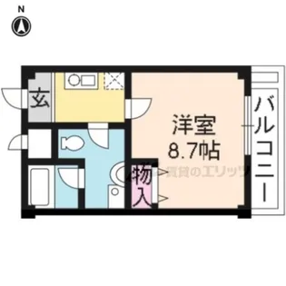 IL CASA KOHATA【302号室】の間取り
