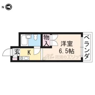 和晃第二ハイツ【401号室】の間取り
