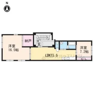 RーGrants大宮五条【7F号室】の間取り