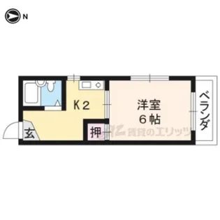 ファーストコーポ白川【305号室】の間取り