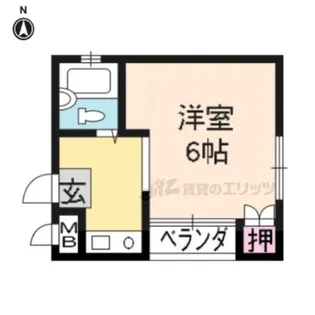 ハイム東町【102号室】の間取り