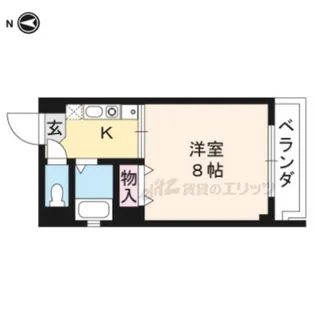 三宅ビル【201号室】の間取り