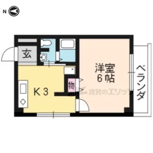 ロータスクラタ【505号室】の間取り