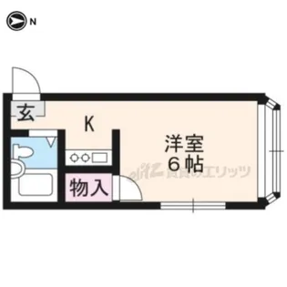 コスモハイツ下鴨【101号室】の間取り