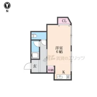 大建ビル【406号室】の間取り