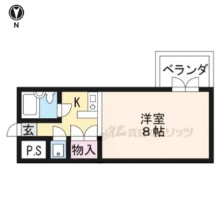 テラス吉田【1-A号室】の間取り