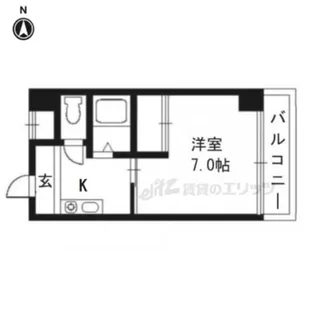 第7レジデンス春田【716号室】の間取り