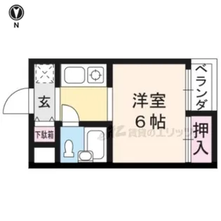 プライムシュロスヒデキ【406号室】の間取り