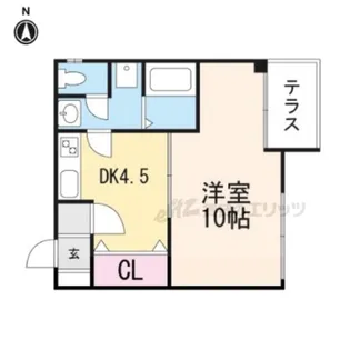 マルサクマンション【1-A号室】の間取り