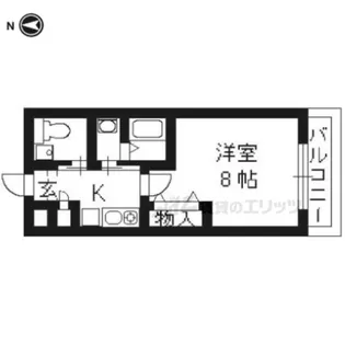シベール雅【2階】の間取り