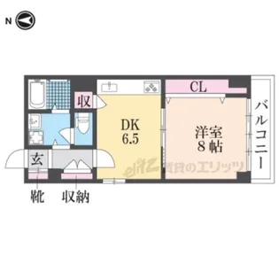 グリーンハウス七条【203号室】の間取り