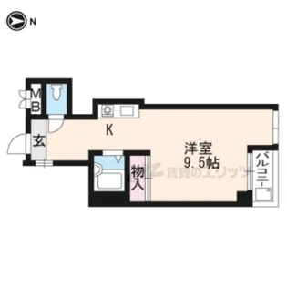 シャトレ宮原【302号室】の間取り