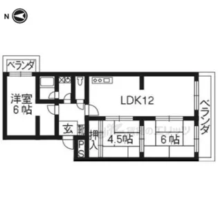 シャルム醍醐【30F号室】の間取り