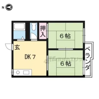 パークハウスUNO【202号室】の間取り