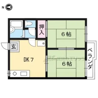 パークハウスUNO【101号室】の間取り