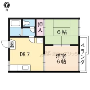 パークハウスUNO【207号室】の間取り