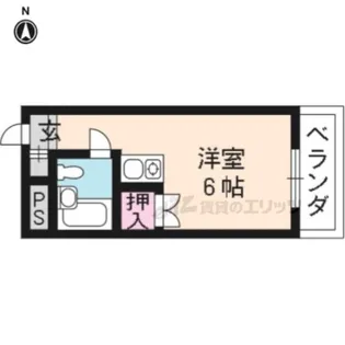 ヴィラ椙ヶ本【303号室】の間取り