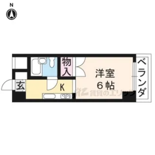 グランディール堤【301号室】の間取り