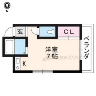 コリンドゥ草津【2階】の間取り