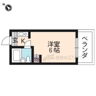 ハイツ玉川?【407号室】の間取り