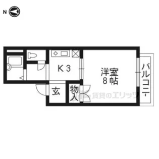 メゾン・ベール【203号室】の間取り