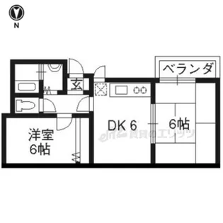 フィルハウゼ五条【902号室】の間取り