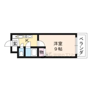 セコンダリー谷畑【3階】の間取り