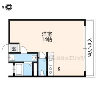 宮田ビル【4階】の間取り