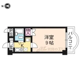 グリーンヴィレッジ吉田【5階】の間取り