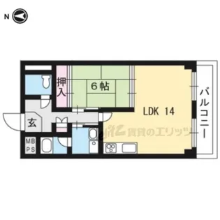 メゾン・ド・セレサ【1階】の間取り