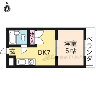エクセル竹田【502号室】の間取り