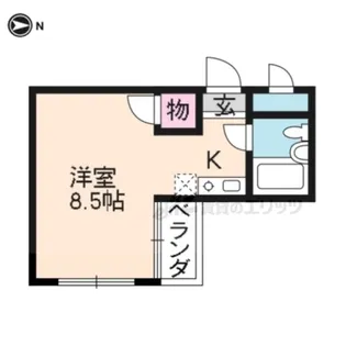 エクセル竹田【512号室】の間取り