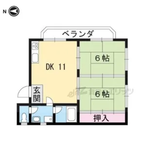 ネオハイツ生長【1階】の間取り