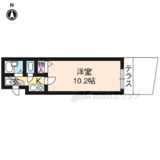 こんぺいとうの家【206号室】の間取り