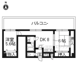 メゾンTMI【503号室】の間取り