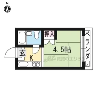 コートハイムMURAJI【201号室】の間取り