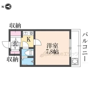 FLATS54【307号室】の間取り