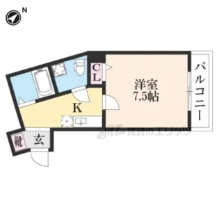 グリーン馬町【307号室】の間取り