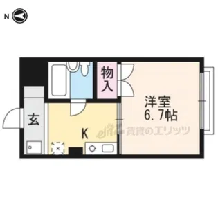 SKBマンション【403号室】の間取り