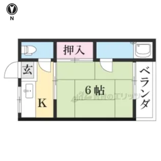 遠藤マンション【8号室】の間取り