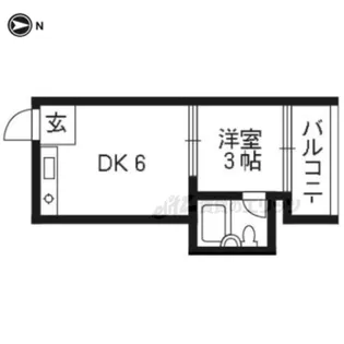 第1レジデンス春田【156号室】の間取り