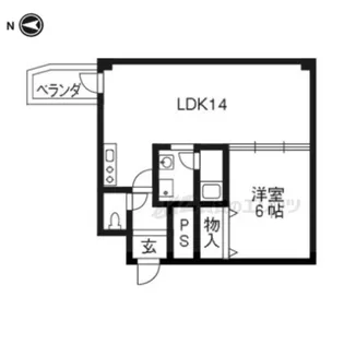 コミュニティー藤森【302号室】の間取り