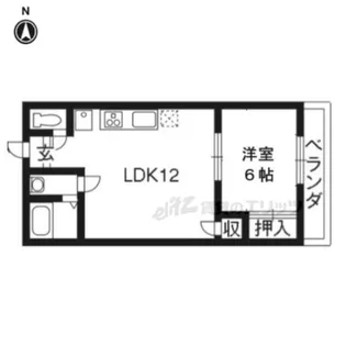 マッケンジー東堀川【101号室】の間取り