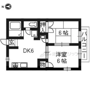 キャンディ【201号室】の間取り