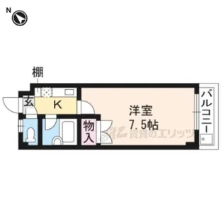 レジデンス丸高【303号室】の間取り